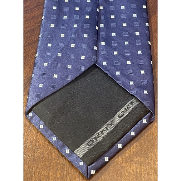Dkny Blue 100% Silk Men’s Neck Tie Made in Usa - Picture 2 of 9